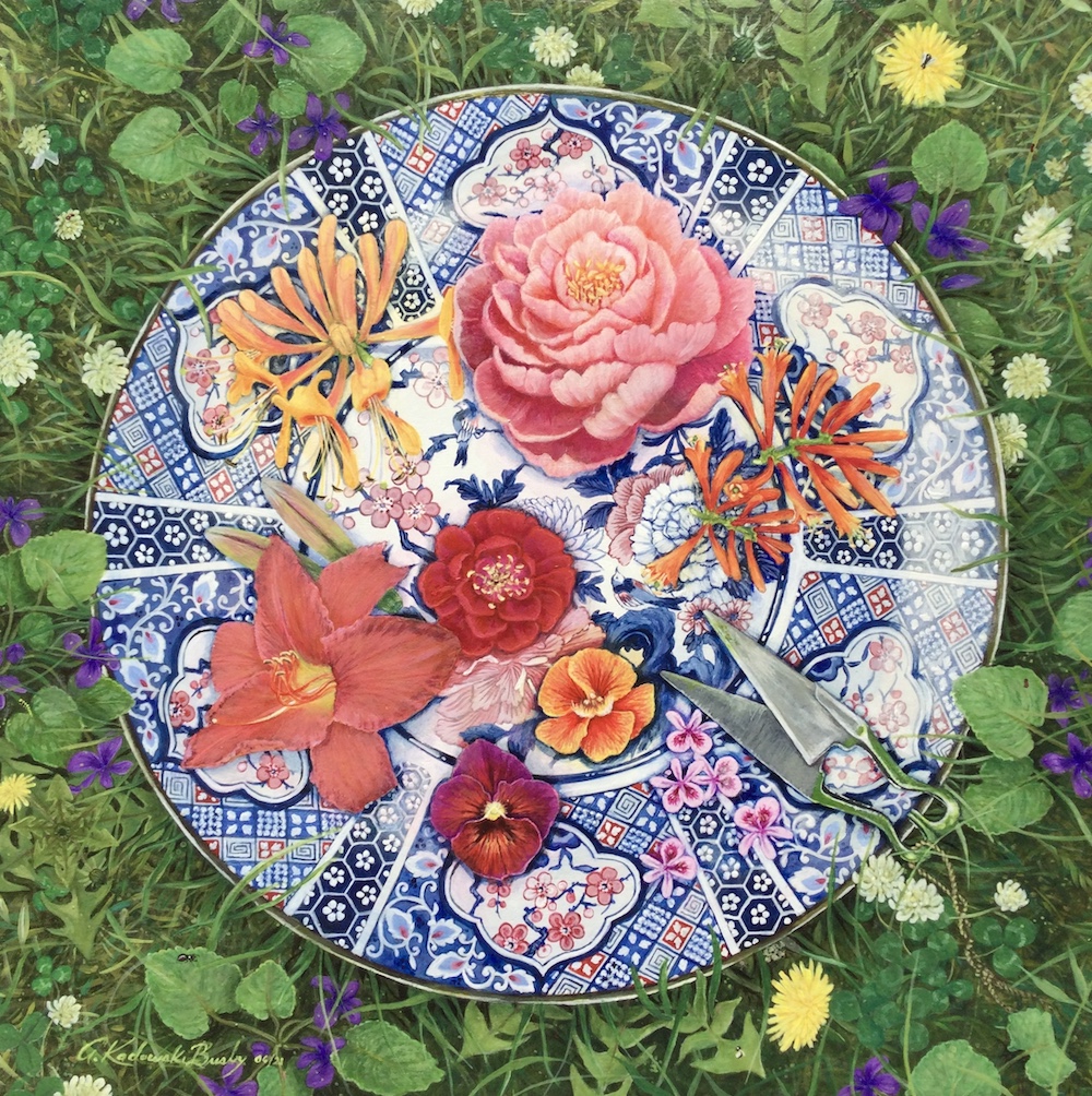 Art by Ardis Lerner Flowers Alfresco-Anyes Kadowaki Busby