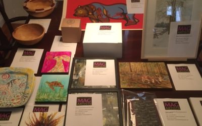 Collections Underway: MAG Artists’ Donations for  Rideau Bridge to Canada