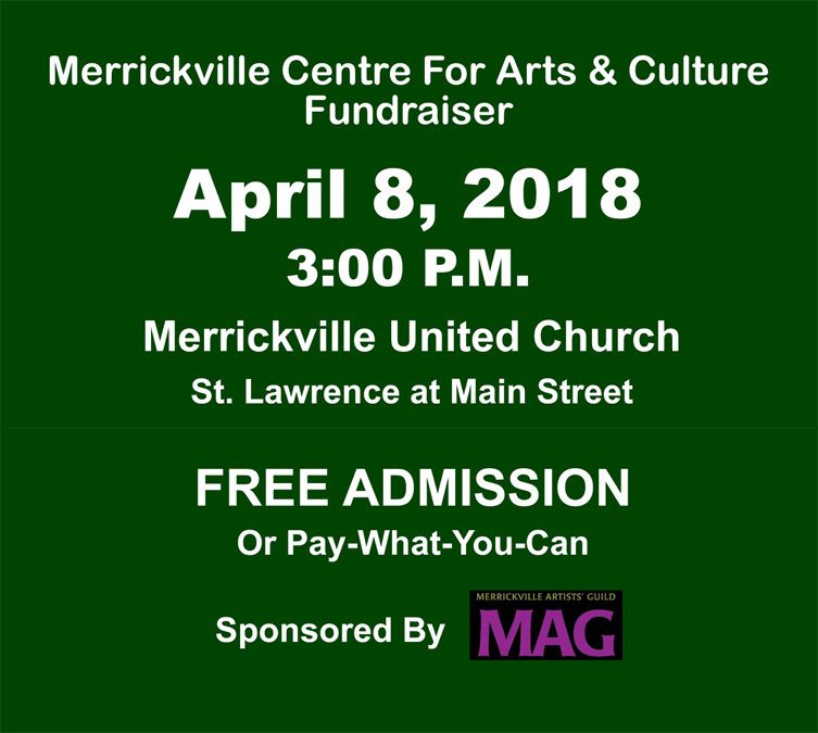 April 8 – MCAC Musical Fundraiser