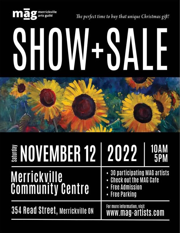 MAG Art Show and Sale Nov 12 2002 poster